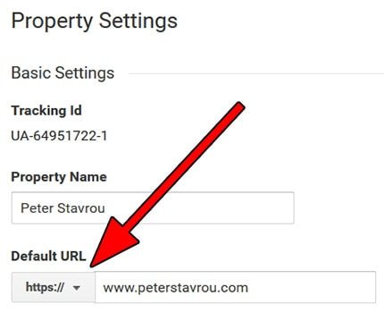 Install SSL WordPress - Google Analytics URL